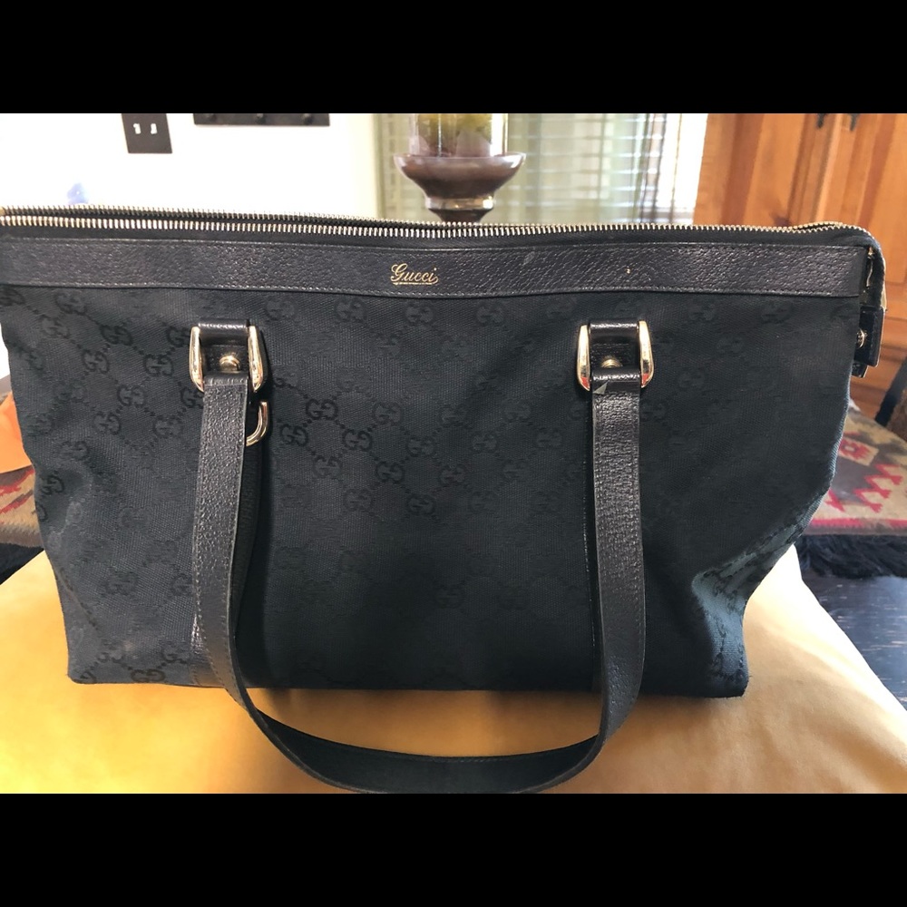 Gucci black, beautiful, canvas bag